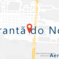 Mapa com localização da Agência AC GUARANTA DO NORTE