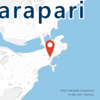 Mapa com localização da Agência AC GUARAPARI