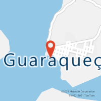 Mapa com localização da Agência AC GUARAQUECABA