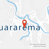 Mapa com localização da Agência AC GUARAREMA