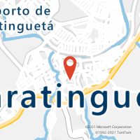 Mapa com localização da Agência AC GUARATINGUETA