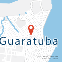 Mapa com localização da Agência AC GUARATUBA