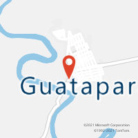 Mapa com localização da Agência AC GUATAPARA