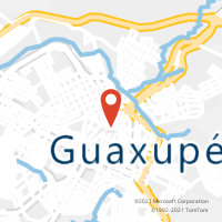 Mapa com localização da Agência AC GUAXUPE