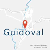 Mapa com localização da Agência AC GUIDOVAL