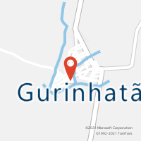Mapa com localização da Agência AC GURINHATA