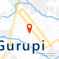 Mapa com localização da Agência AC GURUPI