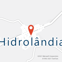 Mapa com localização da Agência AC HIDROLANDIA
