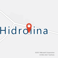 Mapa com localização da Agência AC HIDROLINA
