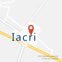 Mapa com localização da Agência AC IACRI