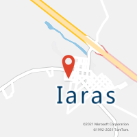 Mapa com localização da Agência AC IARAS