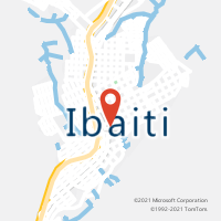 Mapa com localização da Agência AC IBAITI