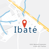 Mapa com localização da Agência AC IBATE