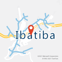 Mapa com localização da Agência AC IBATIBA