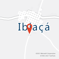 Mapa com localização da Agência AC IBIACA