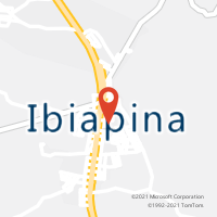 Mapa com localização da Agência AC IBIAPINA