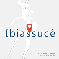 Mapa com localização da Agência AC IBIASSUCE