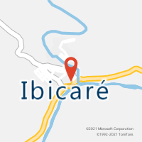 Mapa com localização da Agência AC IBICARE