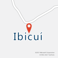 Mapa com localização da Agência AC IBICUI