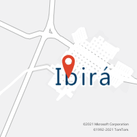 Mapa com localização da Agência AC IBIRA