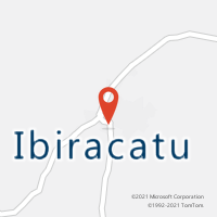 Mapa com localização da Agência AC IBIRACATU