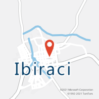Mapa com localização da Agência AC IBIRACI