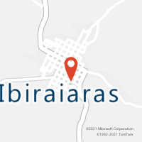 Mapa com localização da Agência AC IBIRAIARAS