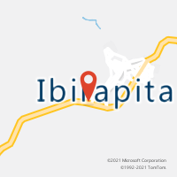 Mapa com localização da Agência AC IBIRAPITANGA