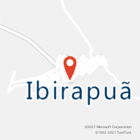 Mapa com localização da Agência AC IBIRAPUA