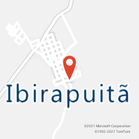 Mapa com localização da Agência AC IBIRAPUITA