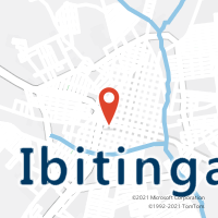 Mapa com localização da Agência AC IBITINGA
