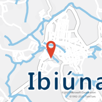 Mapa com localização da Agência AC IBIUNA