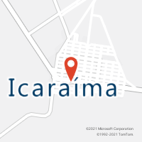 Mapa com localização da Agência AC ICARAIMA