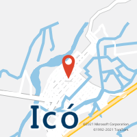 Mapa com localização da Agência AC ICO
