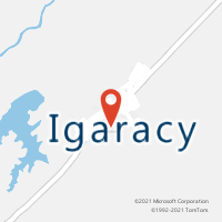 Mapa com localização da Agência AC IGARACY