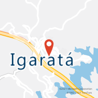 Mapa com localização da Agência AC IGARATA