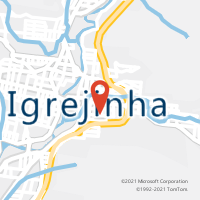 Mapa com localização da Agência AC IGREJINHA