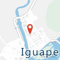 Mapa com localização da Agência AC IGUAPE