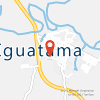 Mapa com localização da Agência AC IGUATAMA