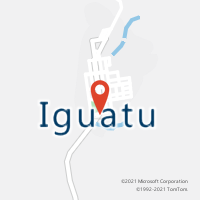 Mapa com localização da Agência AC IGUATU