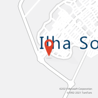 Mapa com localização da Agência AC ILHA SOLTEIRA