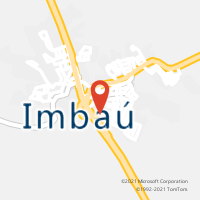 Mapa com localização da Agência AC IMBAU