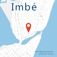 Mapa com localização da Agência AC IMBE