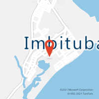 Mapa com localização da Agência AC IMBITUBA
