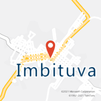 Mapa com localização da Agência AC IMBITUVA