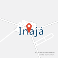 Mapa com localização da Agência AC INAJA