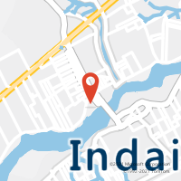 Mapa com localização da Agência AC INDAIAL
