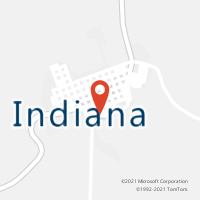 Mapa com localização da Agência AC INDIANA