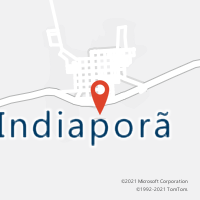 Mapa com localização da Agência AC INDIAPORA