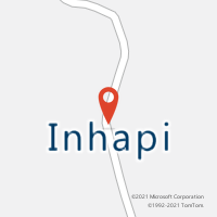 Mapa com localização da Agência AC INHAPI